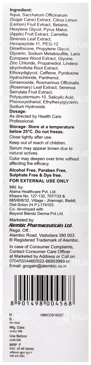 Grogain pro hair Growth Serum 60ml